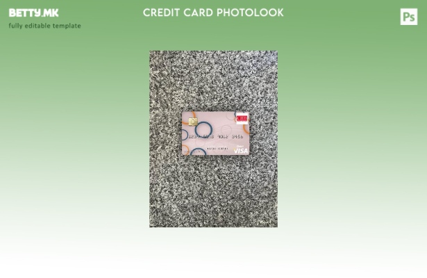 модерен стил Тајван Чанг Хва банка виза дебитна картичка photolook пред шаблон